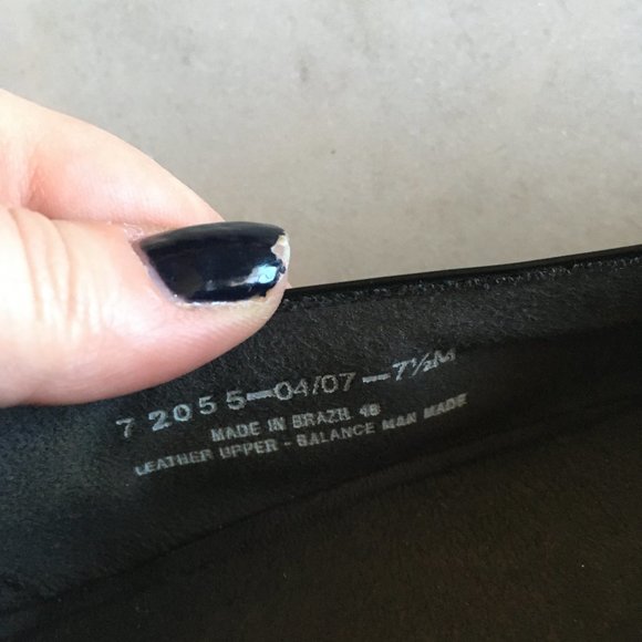 Worn once! Like new Clarks women's black leather flats shoes, great support - Picture 10 of 10